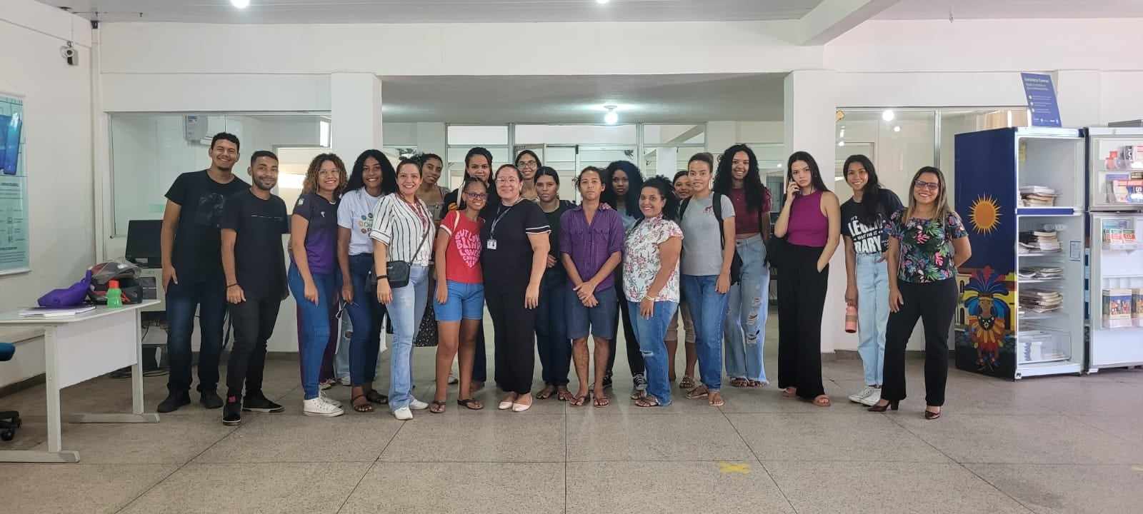 Visita Técnica dos alunos de Biblioteconomia da UFMA