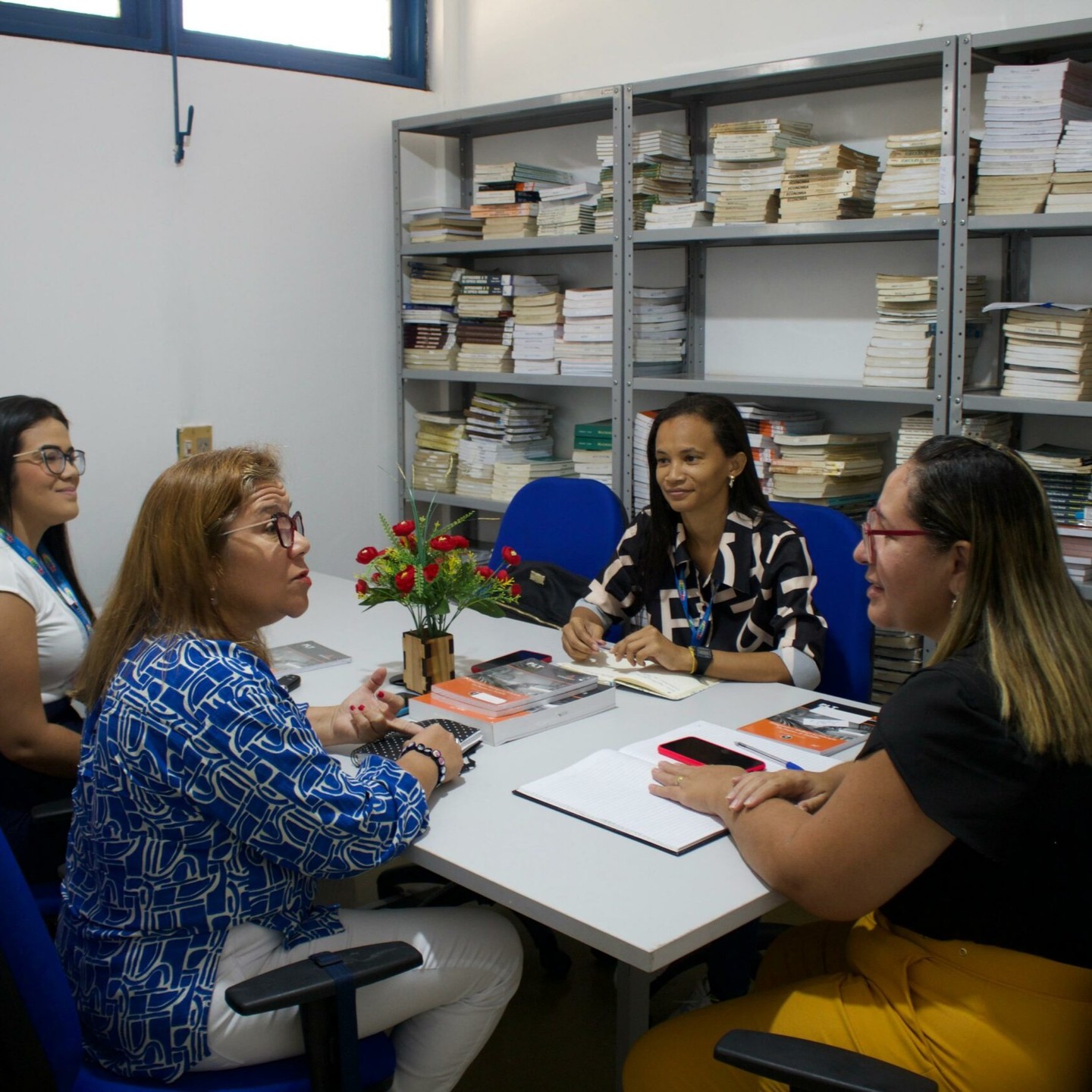 UEMA promove reunião técnica para traçar parcerias com IEMA, UFMA e Conselho Regional de Biblioteconomia.