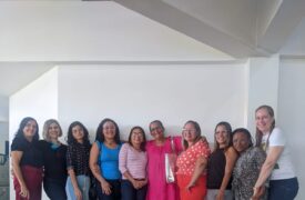 Visita técnica das professoras da UFMA à Biblioteca Central da UEMA