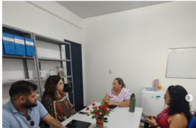 Reunião com a equipe da PROINFRA