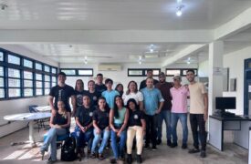 Visita dos alunos de Zootecnia na Biblioteca.