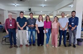 Visita dos diretores dos Cursos das Engenharias à Biblioteca Central da UEMA