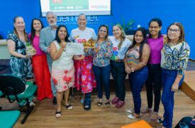 A Biblioteca Central recebe prêmio de primeiro lugar do SELO BOAS PRÁTICAS